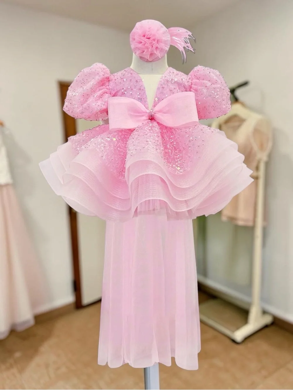 Sequins Princess Dress Toddler Girls